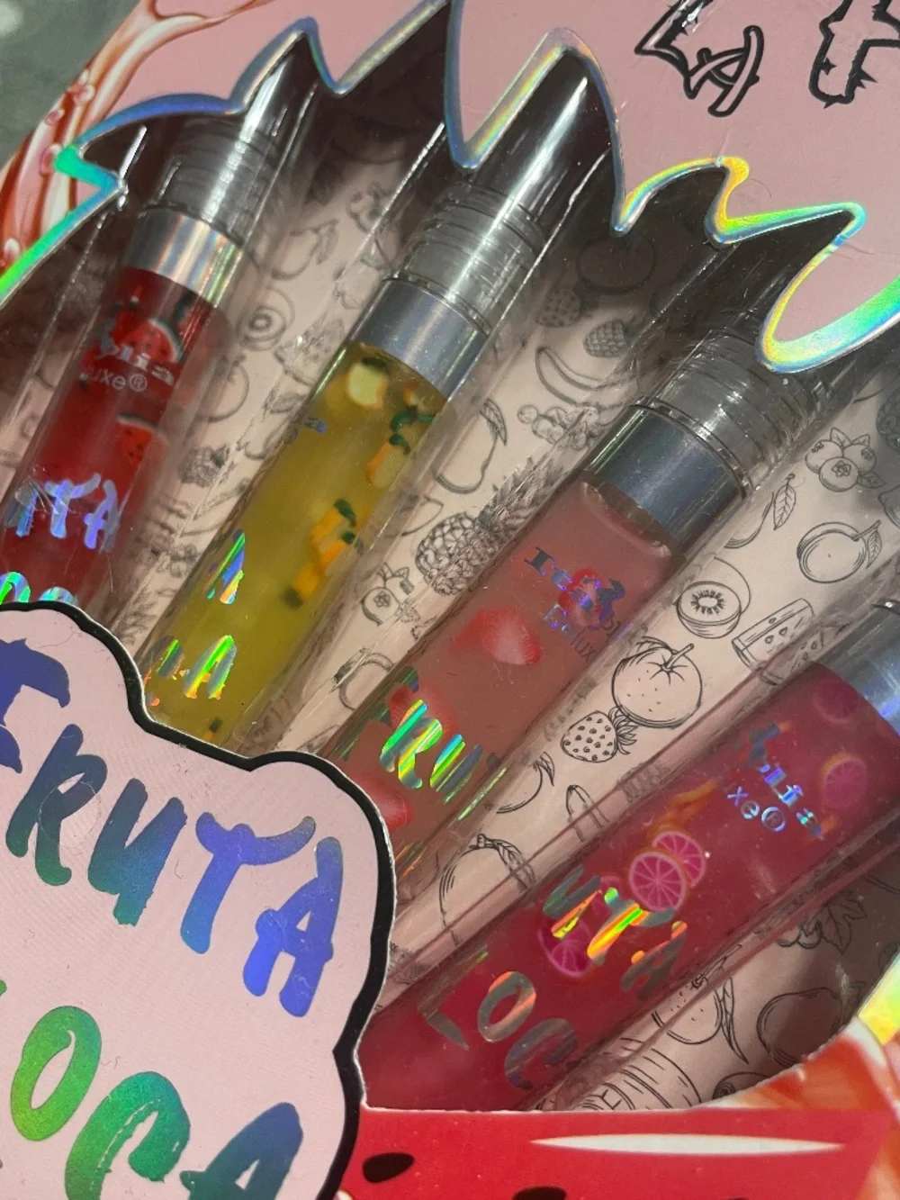 Italia Deluxe Fruta Loca Lip Oil 4-Piece Set